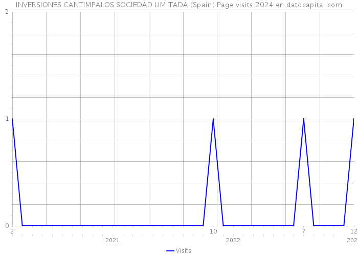 INVERSIONES CANTIMPALOS SOCIEDAD LIMITADA (Spain) Page visits 2024 