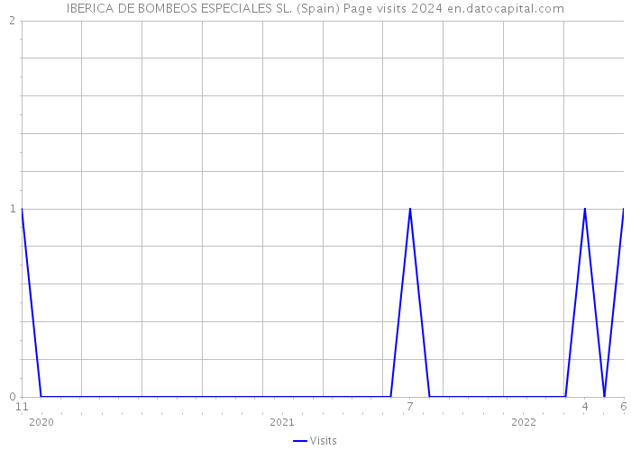 IBERICA DE BOMBEOS ESPECIALES SL. (Spain) Page visits 2024 