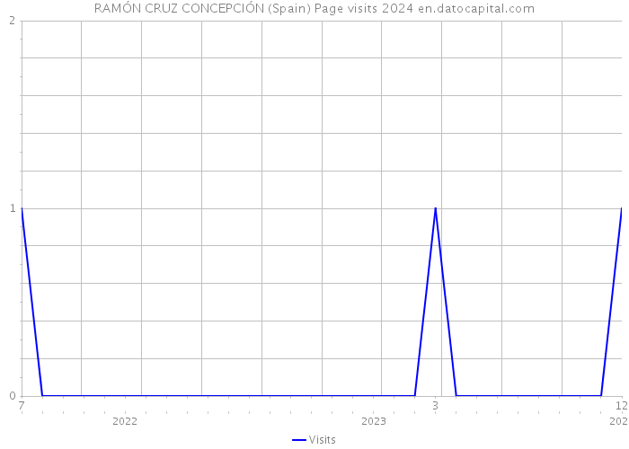 RAMÓN CRUZ CONCEPCIÓN (Spain) Page visits 2024 