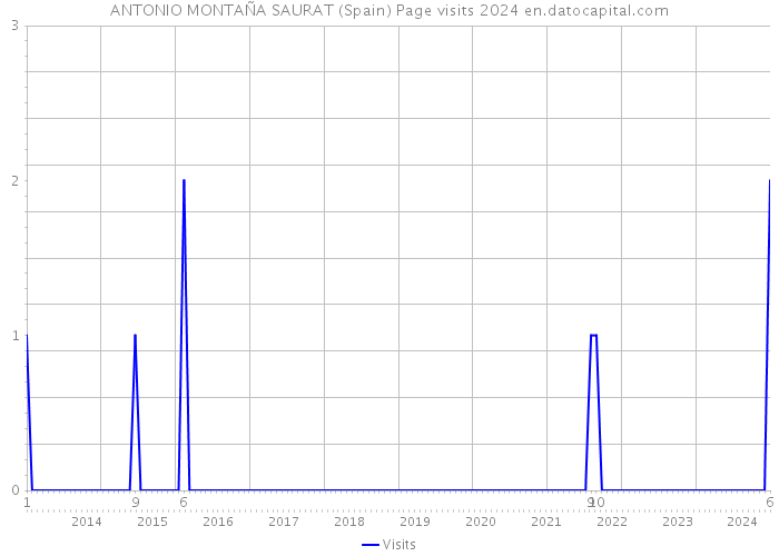 ANTONIO MONTAÑA SAURAT (Spain) Page visits 2024 