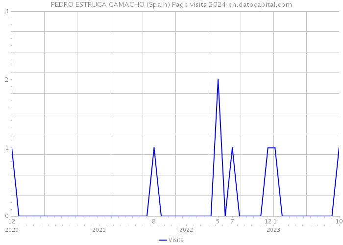 PEDRO ESTRUGA CAMACHO (Spain) Page visits 2024 