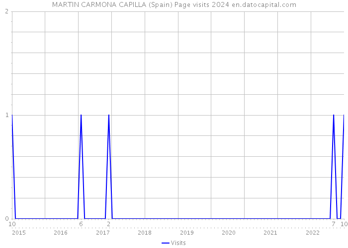 MARTIN CARMONA CAPILLA (Spain) Page visits 2024 