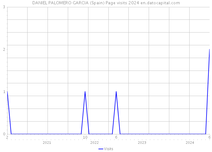 DANIEL PALOMERO GARCIA (Spain) Page visits 2024 