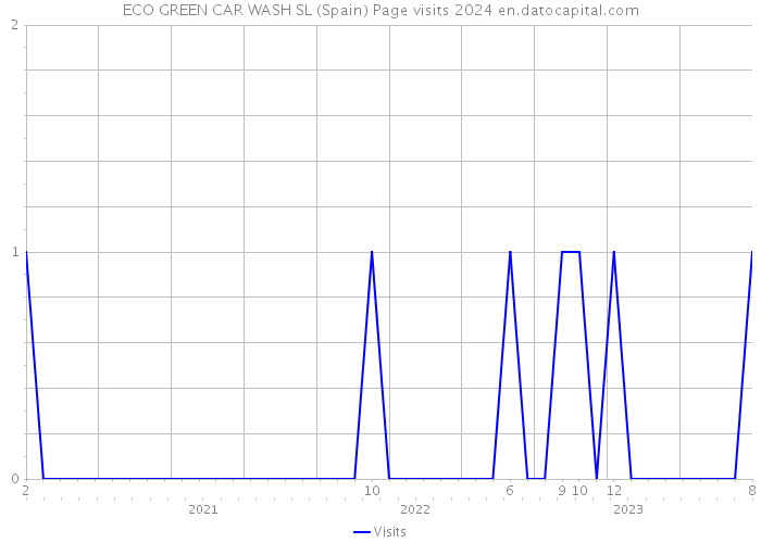 ECO GREEN CAR WASH SL (Spain) Page visits 2024 