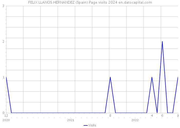 FELIX LLANOS HERNANDEZ (Spain) Page visits 2024 