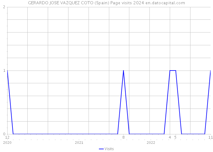 GERARDO JOSE VAZQUEZ COTO (Spain) Page visits 2024 