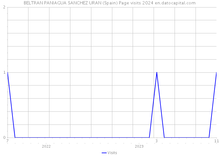 BELTRAN PANIAGUA SANCHEZ URAN (Spain) Page visits 2024 