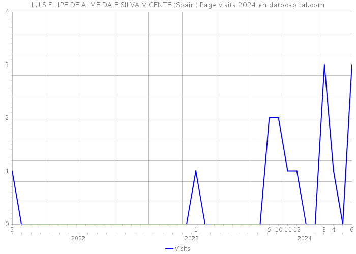 LUIS FILIPE DE ALMEIDA E SILVA VICENTE (Spain) Page visits 2024 