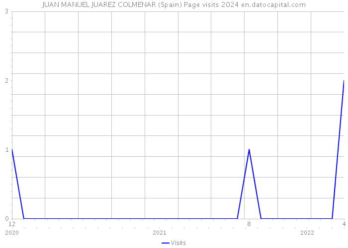 JUAN MANUEL JUAREZ COLMENAR (Spain) Page visits 2024 