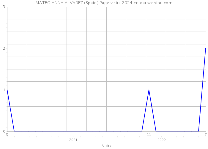 MATEO ANNA ALVAREZ (Spain) Page visits 2024 