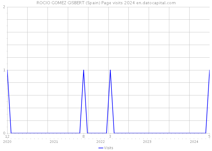 ROCIO GOMEZ GISBERT (Spain) Page visits 2024 