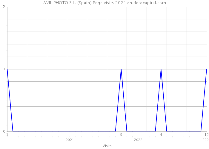 AVIL PHOTO S.L. (Spain) Page visits 2024 