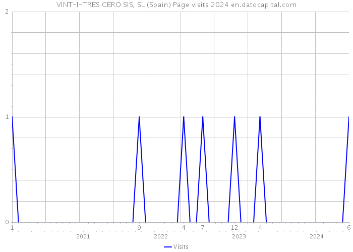 VINT-I-TRES CERO SIS, SL (Spain) Page visits 2024 