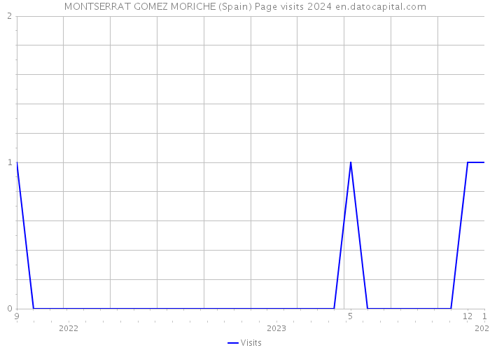 MONTSERRAT GOMEZ MORICHE (Spain) Page visits 2024 