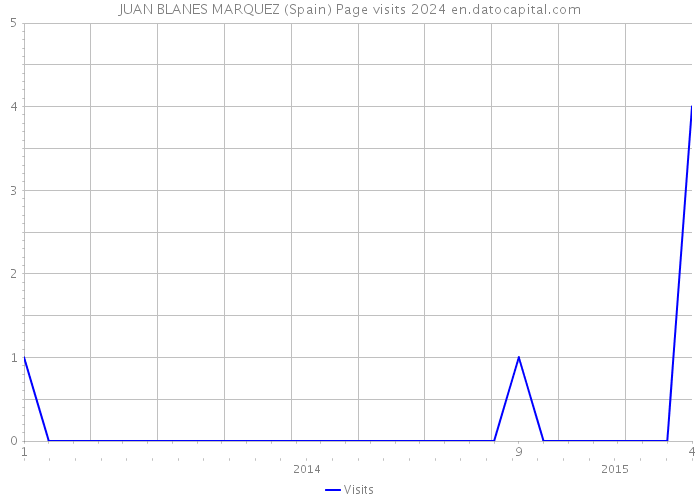 JUAN BLANES MARQUEZ (Spain) Page visits 2024 