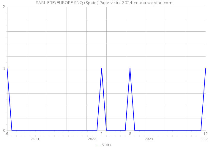 SARL BRE/EUROPE 9NQ (Spain) Page visits 2024 