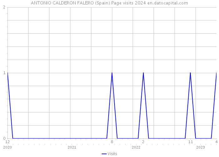 ANTONIO CALDERON FALERO (Spain) Page visits 2024 