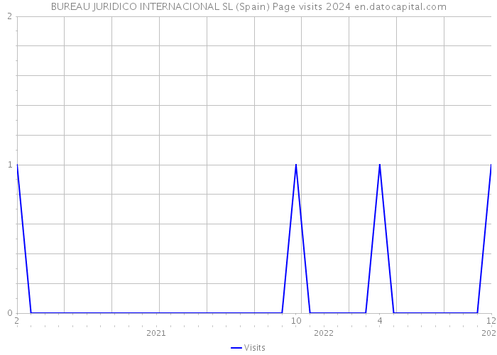 BUREAU JURIDICO INTERNACIONAL SL (Spain) Page visits 2024 