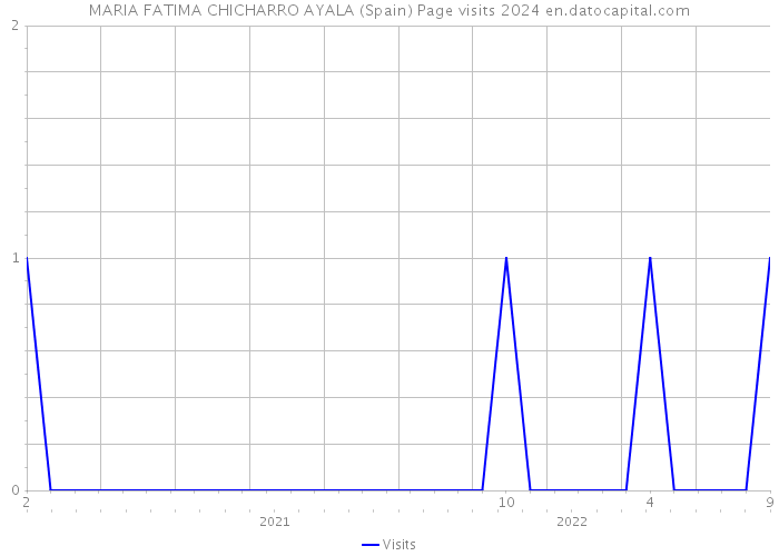 MARIA FATIMA CHICHARRO AYALA (Spain) Page visits 2024 
