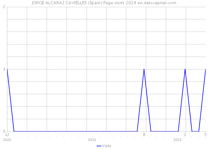 JORGE ALCARAZ CAVIELLES (Spain) Page visits 2024 