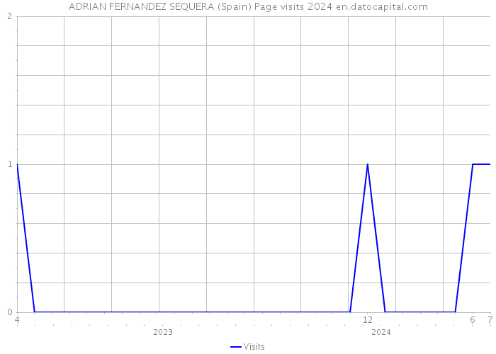 ADRIAN FERNANDEZ SEQUERA (Spain) Page visits 2024 