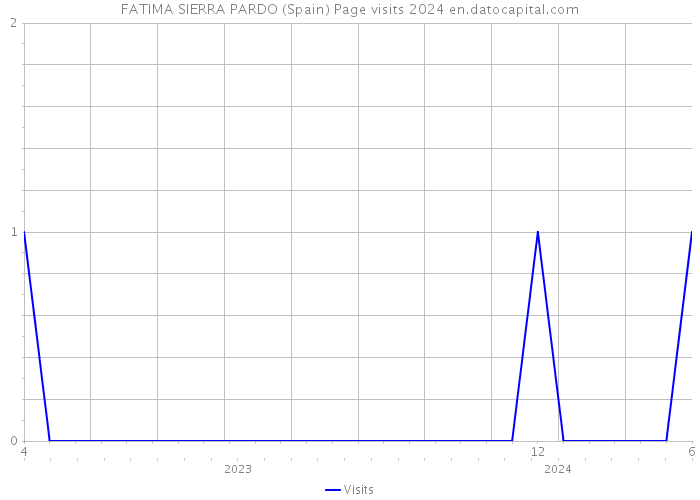 FATIMA SIERRA PARDO (Spain) Page visits 2024 