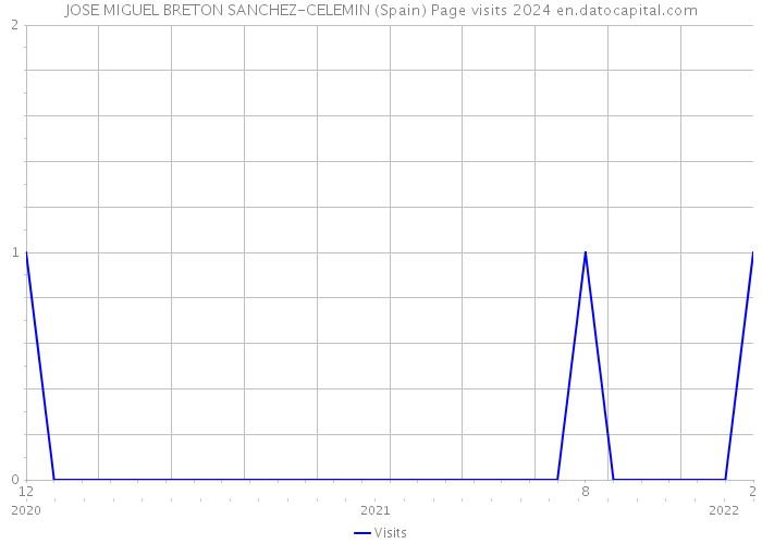 JOSE MIGUEL BRETON SANCHEZ-CELEMIN (Spain) Page visits 2024 