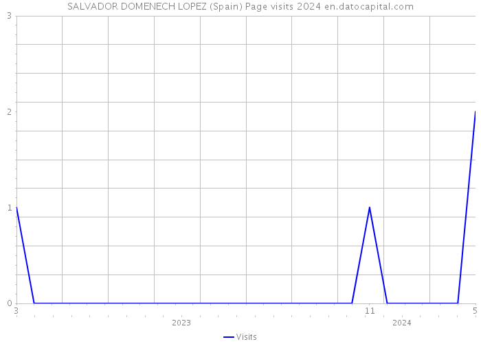 SALVADOR DOMENECH LOPEZ (Spain) Page visits 2024 