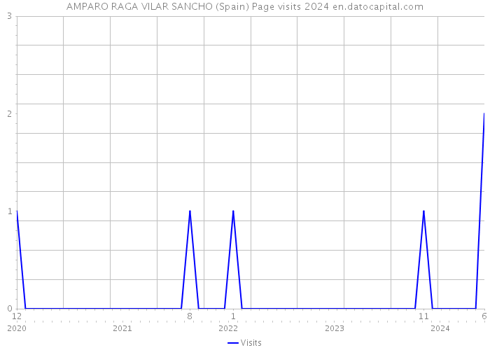 AMPARO RAGA VILAR SANCHO (Spain) Page visits 2024 