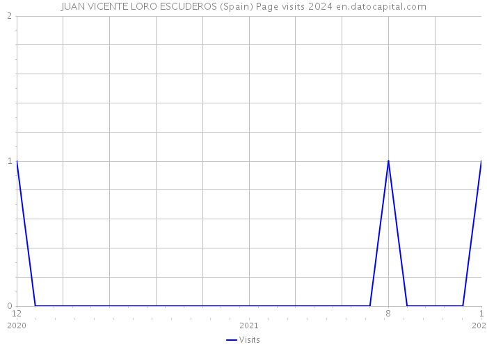 JUAN VICENTE LORO ESCUDEROS (Spain) Page visits 2024 