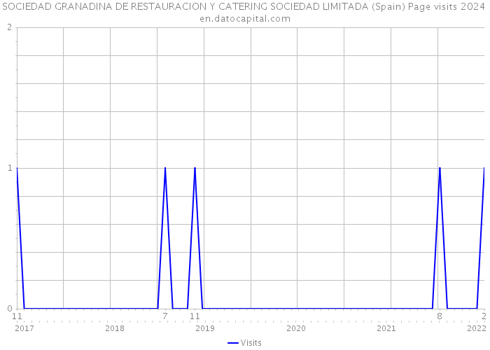 SOCIEDAD GRANADINA DE RESTAURACION Y CATERING SOCIEDAD LIMITADA (Spain) Page visits 2024 
