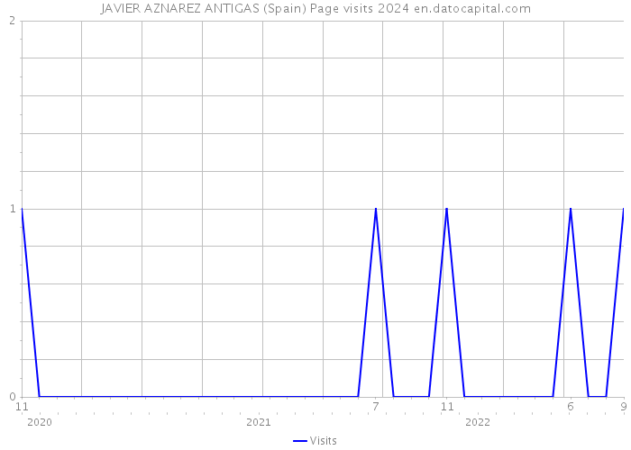 JAVIER AZNAREZ ANTIGAS (Spain) Page visits 2024 