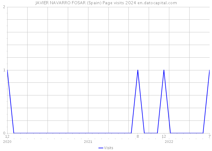 JAVIER NAVARRO FOSAR (Spain) Page visits 2024 