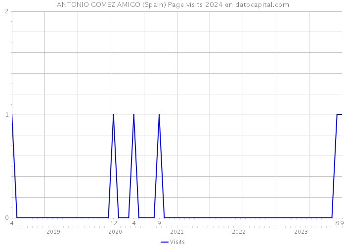 ANTONIO GOMEZ AMIGO (Spain) Page visits 2024 
