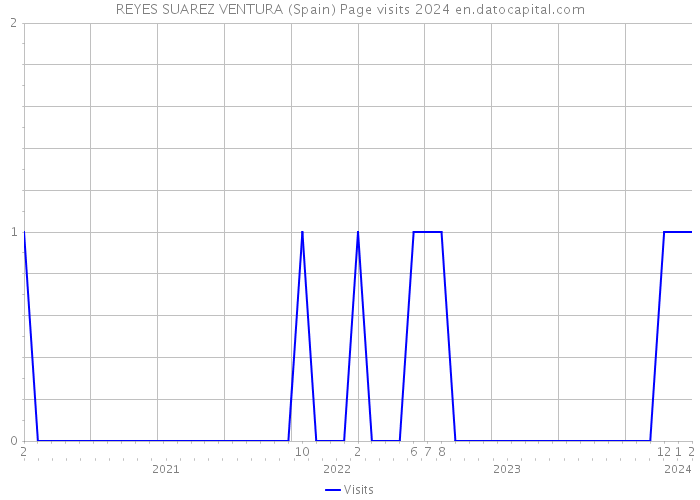 REYES SUAREZ VENTURA (Spain) Page visits 2024 