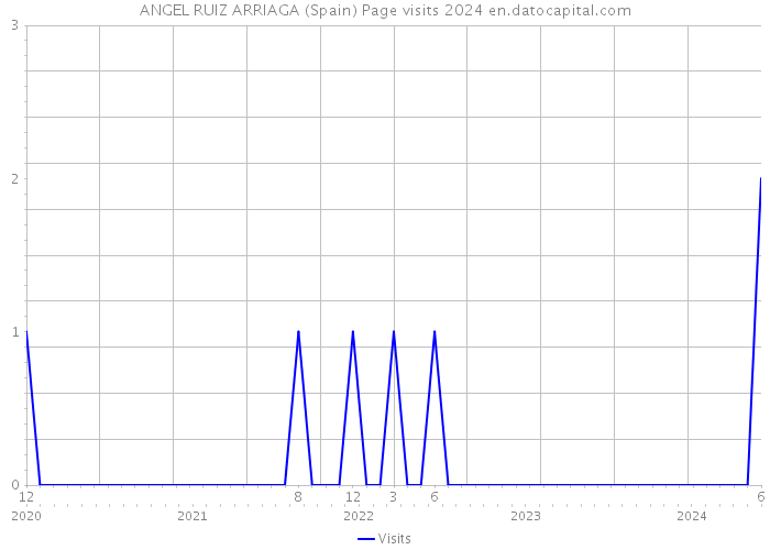 ANGEL RUIZ ARRIAGA (Spain) Page visits 2024 