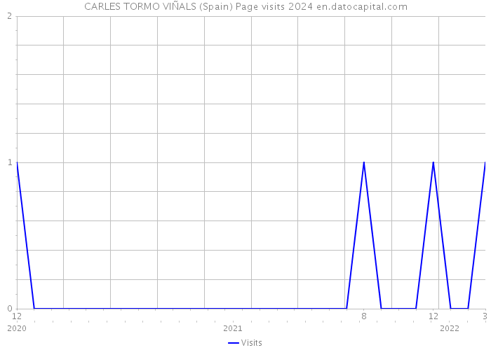 CARLES TORMO VIÑALS (Spain) Page visits 2024 