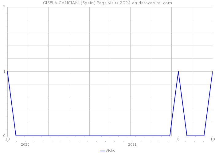 GISELA CANCIANI (Spain) Page visits 2024 