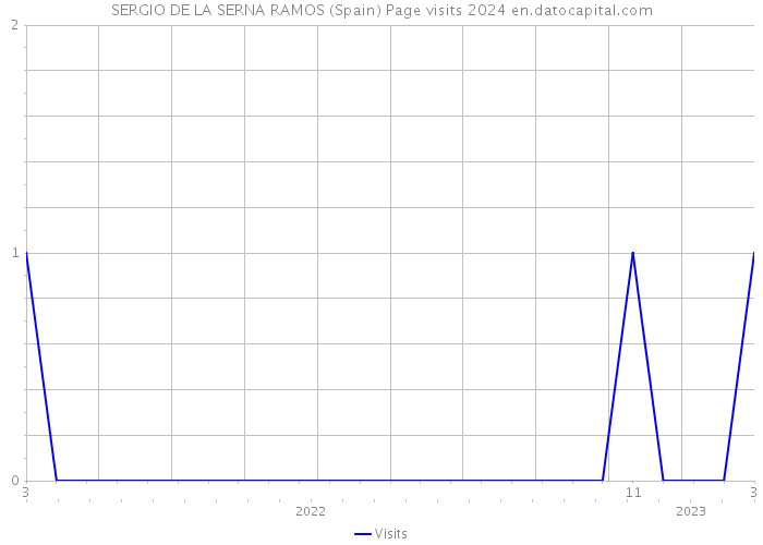SERGIO DE LA SERNA RAMOS (Spain) Page visits 2024 
