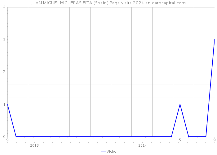 JUAN MIGUEL HIGUERAS FITA (Spain) Page visits 2024 