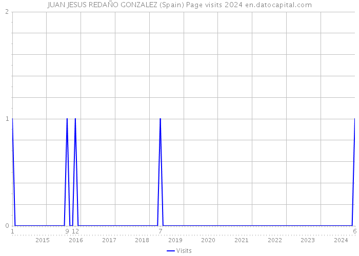 JUAN JESUS REDAÑO GONZALEZ (Spain) Page visits 2024 