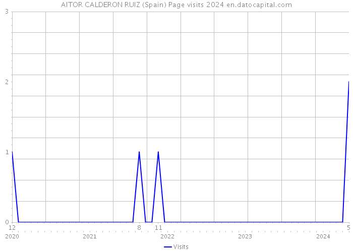 AITOR CALDERON RUIZ (Spain) Page visits 2024 