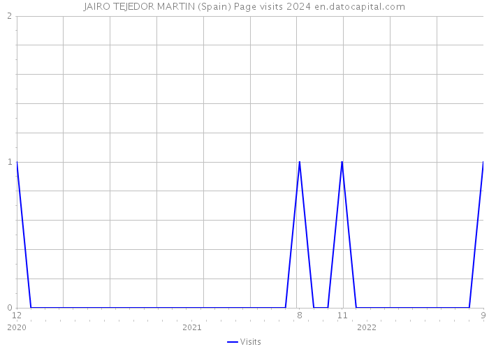 JAIRO TEJEDOR MARTIN (Spain) Page visits 2024 