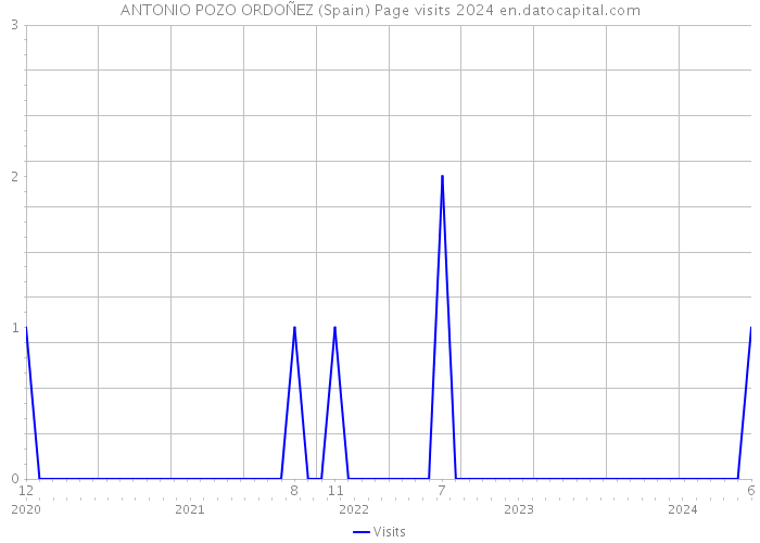 ANTONIO POZO ORDOÑEZ (Spain) Page visits 2024 