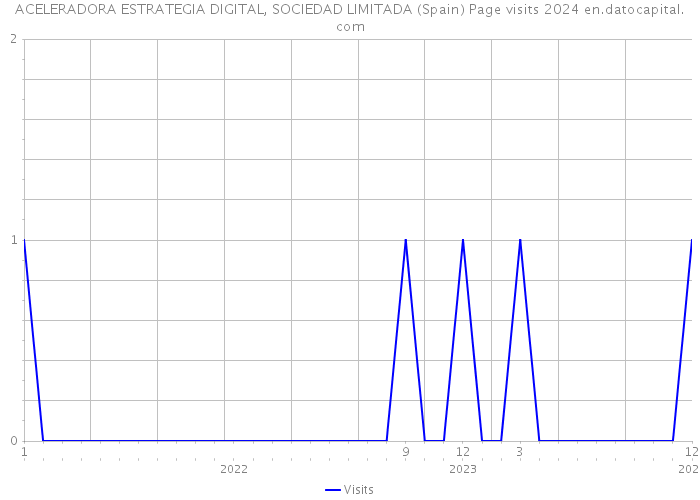 ACELERADORA ESTRATEGIA DIGITAL, SOCIEDAD LIMITADA (Spain) Page visits 2024 