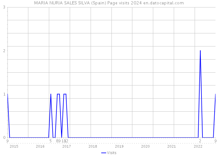 MARIA NURIA SALES SILVA (Spain) Page visits 2024 