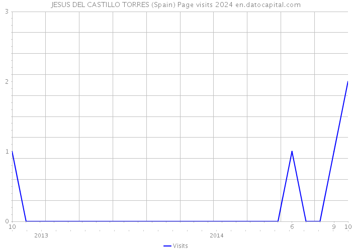 JESUS DEL CASTILLO TORRES (Spain) Page visits 2024 