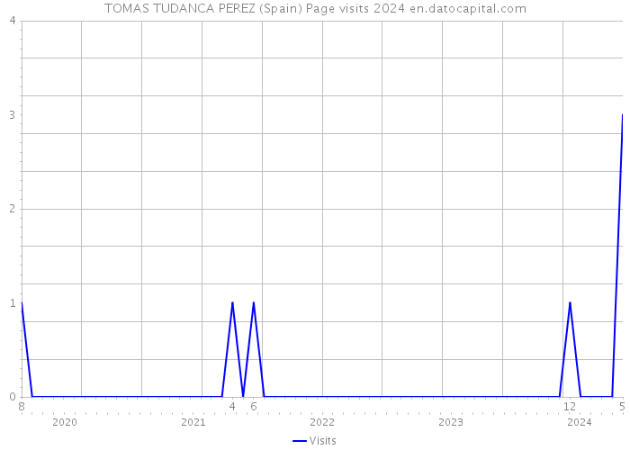 TOMAS TUDANCA PEREZ (Spain) Page visits 2024 