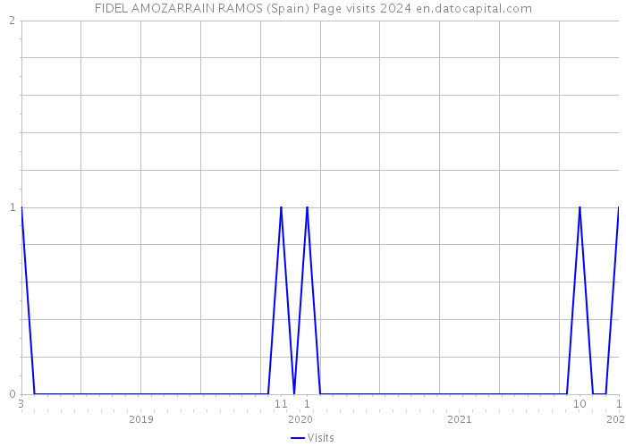 FIDEL AMOZARRAIN RAMOS (Spain) Page visits 2024 