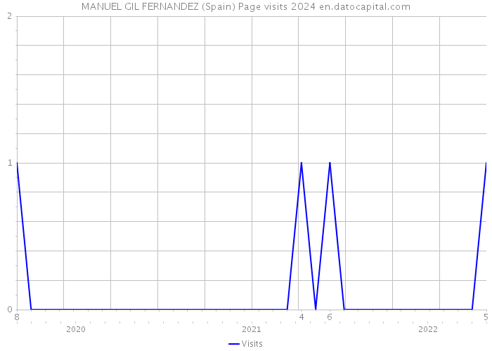 MANUEL GIL FERNANDEZ (Spain) Page visits 2024 